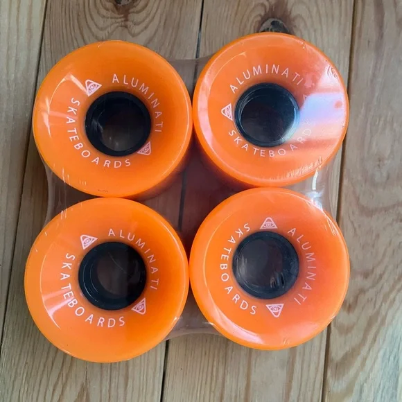 Skateboard longboard orange cruiser wheels - Picture 2 of 5